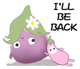 Miss eggplant with us sticker #12104905