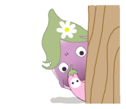 Miss eggplant with us sticker #12104909