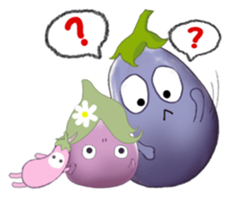 Miss eggplant with us sticker #12104910