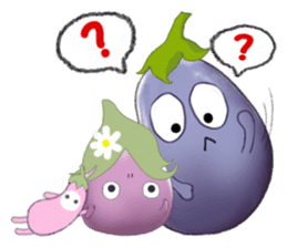 Miss eggplant with us sticker #12104910