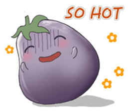 Miss eggplant with us sticker #12104912