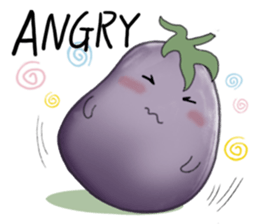 Miss eggplant with us sticker #12104913