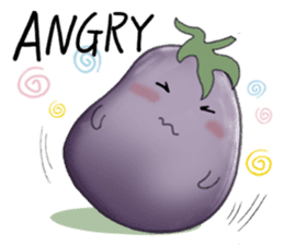 Miss eggplant with us sticker #12104913