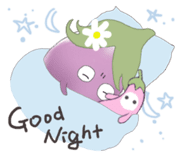 Miss eggplant with us sticker #12104915