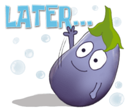 Miss eggplant with us sticker #12104916