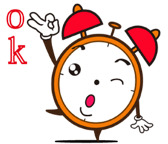 Cute Clock sticker #12104958