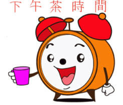 Cute Clock sticker #12104961