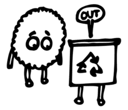 Recyclist Ball sticker #12105286