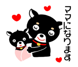 Chihuahua pregnant woman sticker #12105487