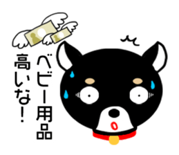 Chihuahua pregnant woman sticker #12105504