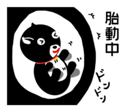 Chihuahua pregnant woman sticker #12105505