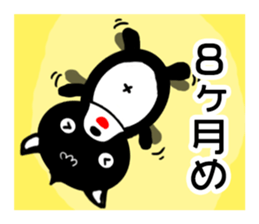 Chihuahua pregnant woman sticker #12105519