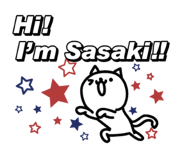 sasaki Sticker(cat)+Akita dialect sticker #12105714