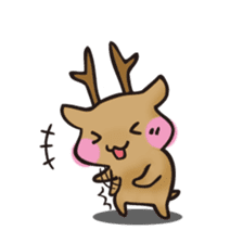 Be with deer Plus+++ sticker #12106411