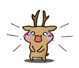 Be with deer Plus+++ sticker #12106412