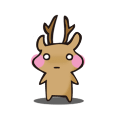 Be with deer Plus+++ sticker #12106422