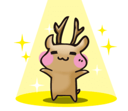 Be with deer Plus+++ sticker #12106429