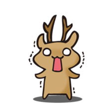 Be with deer Plus+++ sticker #12106430