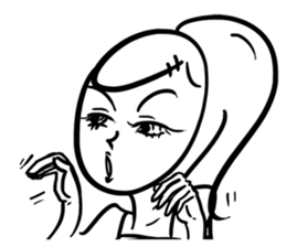 My face and emotion sticker #12106906