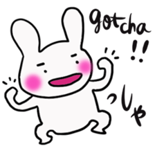 Simple communication & reply of Bunny 2 sticker #12107574