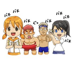 Muscles sticker #12107783