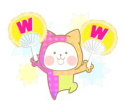 Strawberry & Orange, Rabbit & Cat ver.2 sticker #12108084