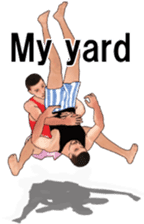 Boxer shorts Wrestling(En ver) sticker #12108131