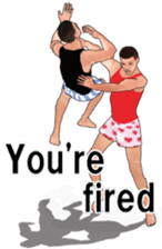 Boxer shorts Wrestling(En ver) sticker #12108132