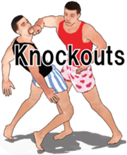 Boxer shorts Wrestling(En ver) sticker #12108140