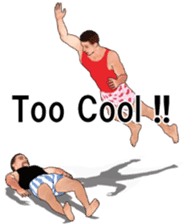 Boxer shorts Wrestling(En ver) sticker #12108144