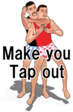 Boxer shorts Wrestling(En ver) sticker #12108145