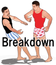 Boxer shorts Wrestling(En ver) sticker #12108159