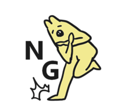 whimsical guy sticker #12108942