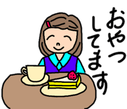 OL Yuriko's business Hen 2 sticker #12109263