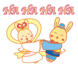 Suave Lapin - Chinese Valentine's Day En sticker #12109654