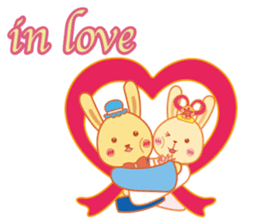 Suave Lapin - Chinese Valentine's Day En sticker #12109655
