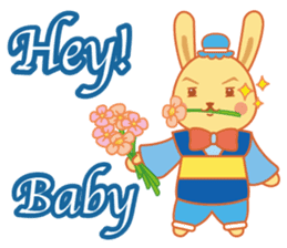 Suave Lapin - Chinese Valentine's Day En sticker #12109661