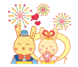 Suave Lapin - Chinese Valentine's Day En sticker #12109666