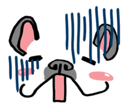 French bulldog and simple reaction 4. sticker #12109813