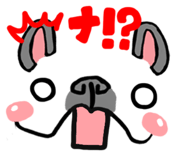 French bulldog and simple reaction 4. sticker #12109836