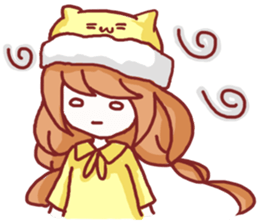 Pillow Girl 2 sticker #12109980