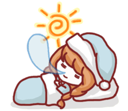 Pillow Girl 2 sticker #12110000