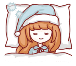 Pillow Girl 2 sticker #12110005