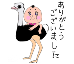 Animals and MOMOKO sticker #12110059