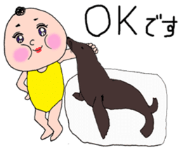 Animals and MOMOKO sticker #12110065