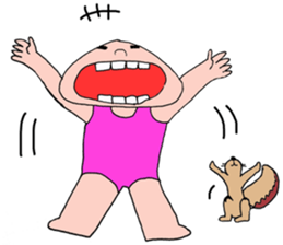 Animals and MOMOKO sticker #12110075