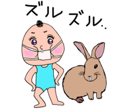 Animals and MOMOKO sticker #12110076