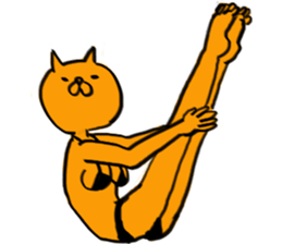 pin-up cat sticker #12110089