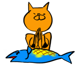 pin-up cat sticker #12110091