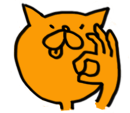 pin-up cat sticker #12110094